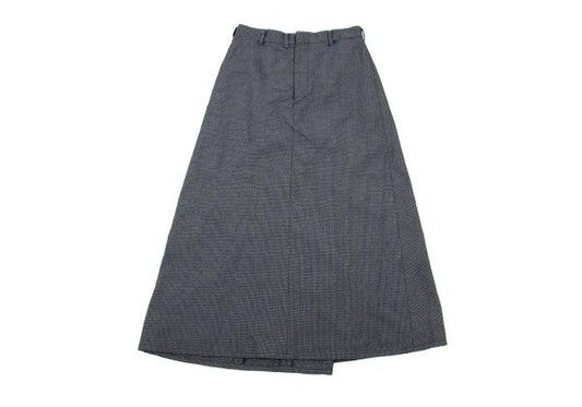 COMME des GARCONS Back Tuck Design Stripe Skirt Gray Size M