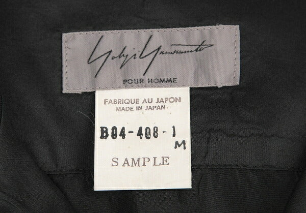 Yohji Yamamoto POUR HOMME Big Silhouette Shirt Black Size M