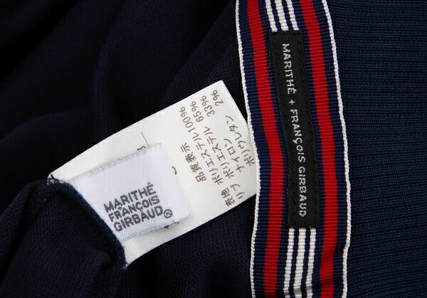 MARITHE + FRANCOIS GIRBAUD Embroidered Jacket Navy Size S