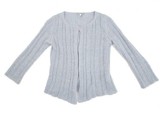EMPORIO ARMANI Alpaca Blend Cardigan Blue Size 40