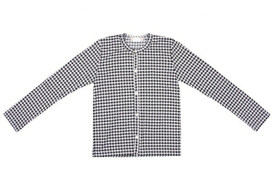COMME des GARCONS Houndstooth Cardigan White Size XS