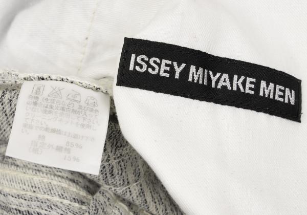 ISSEY MIYAKE MEN Fade Weave Pants White Indigo Size 4