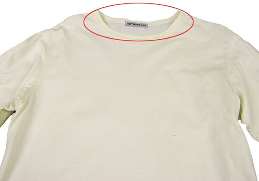 ISSEY MIYAKE MEN Cotton Triple Stitch Long Top White Size L