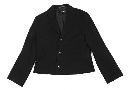 tricot COMME des GARCONS Wool Panel Jacket Black Size S
