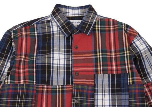 COMME des GARCONS SHIRT Multi Check Shirt Red Size XS