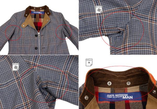 JUNYA WATANABE MAN COMME des Reversible Jacket Blue Size XS