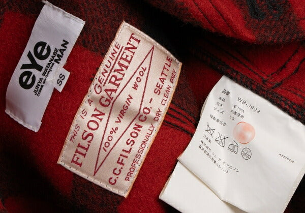 Ye JUNYA WATANABE MAN Gingham Check Jacket Red Size SS