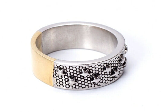 Maison Martin Margiela 24SS Embossed Gold Ring Size JP 24