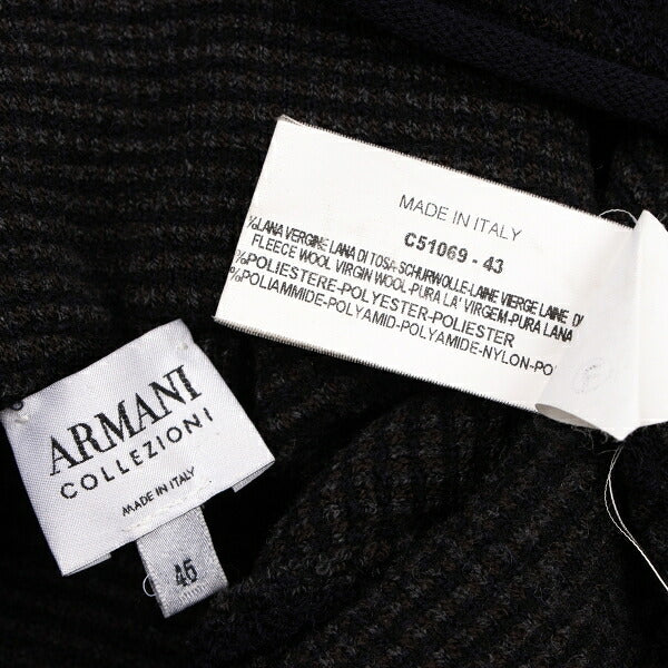 ARMANI COLLEZIONI Geometric Knit Multi-color Size 46