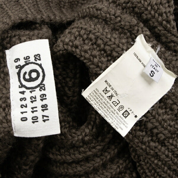 Maison Martin Margiela Wool V-Neck Sweater Brown Size S