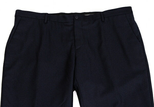 GIORGIO ARMANI Wool Tapered Pants Blue Size 60