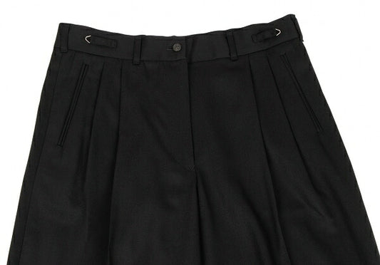 Jean Paul GAULTIER FEMME Wool Rayon Two Pants Black Size 40