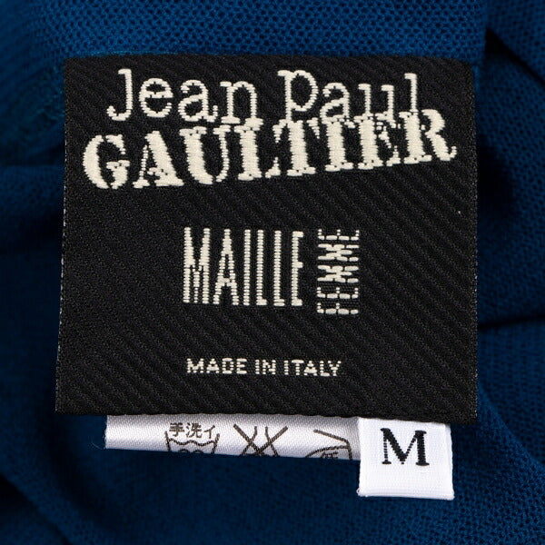 Jean Paul GAULTIER MAILLE FEMME Nylon Top Blue Size M