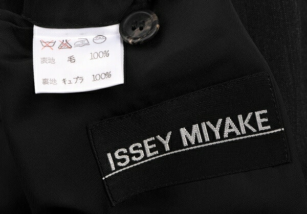 ISSEY MIYAKE MEN 2-Button Wool Jacket Charcoal Size L