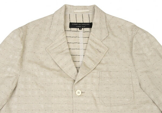COMME des GARCONS HOMME PLUS Pin Dot Jacket Beige Size M