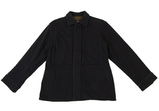 Y's Cotton Fly Front Sweat Jacket Black Size 3