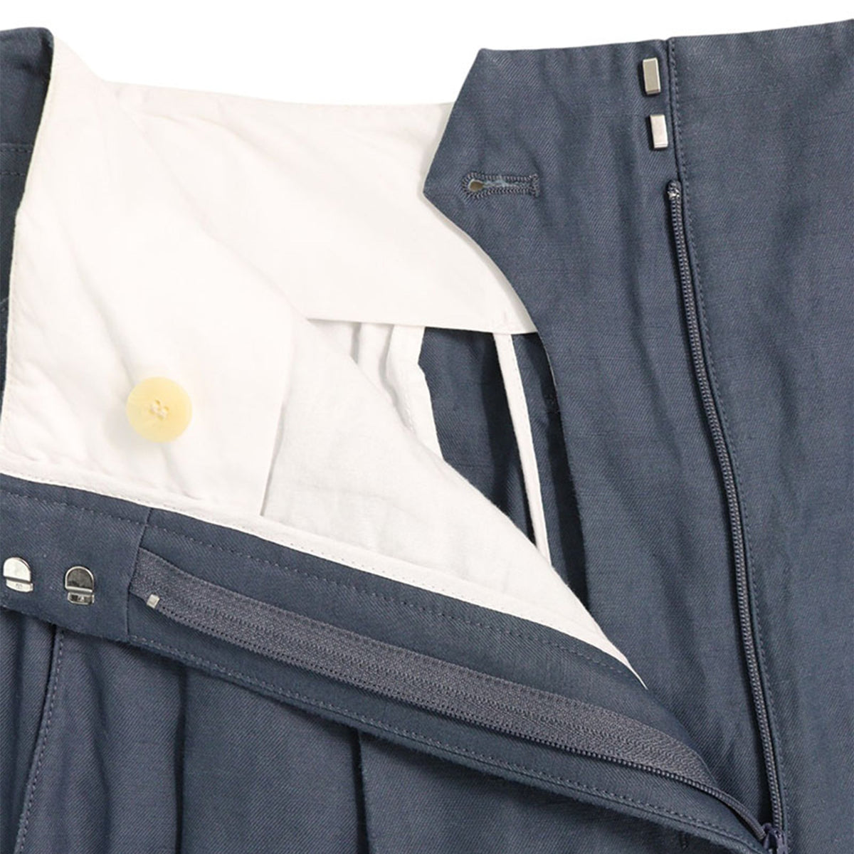 Celine CÉLINE by Phoebe Philo Blue Linen Blend Pants Size 38