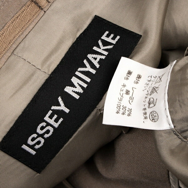ISSEY MIYAKE MEN Rayon Silk Flap Pocket Jacket Beige Size 2