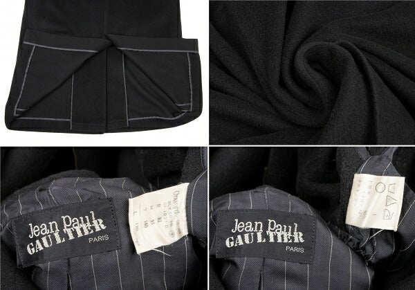 Jean Paul GAULTIER Melton Wool 3/4 Sleeve Coat Size 9
