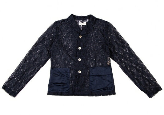 COMME des GARCONS Garment Dyed Poly Jacket Blue Size M