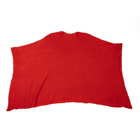 45rpm Knit Poncho Red Size M