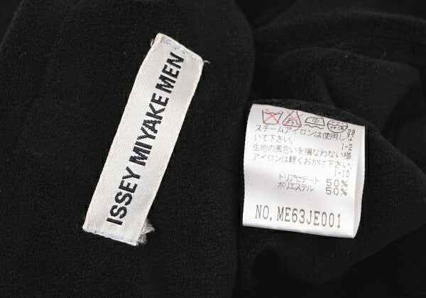 ISSEY MIYAKE MEN Fleece Zip Vest Black Size L