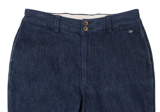 45rpm Cotton Hem Button Stretch Denim Size 2