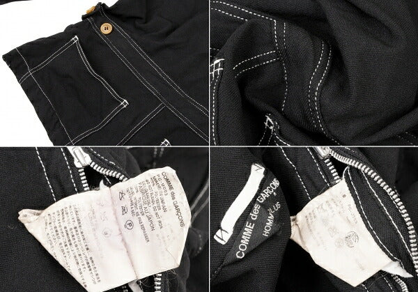 COMME des GARCONS HOMME PLUS Garment Dye Jacket Black Size S