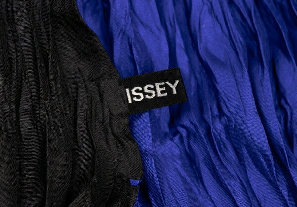 ISSEY MIYAKE Wrinkle Scarf Purple/Black