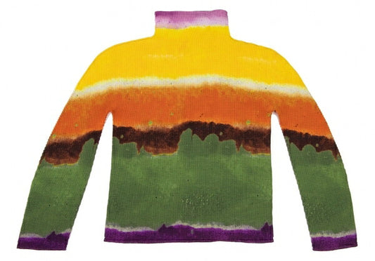 ISSEY MIYAKE me 22AW Splash Pleat Cutsew Multi Size F
