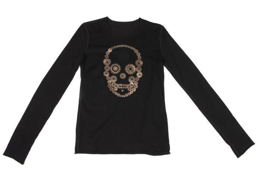 Lucien PellatFinet Front Gear Face Design Top Black Size S