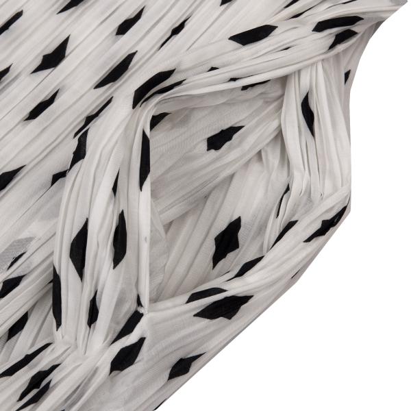 ISSEY MIYAKE Pleated Patterned Wrap Skirt Size 2