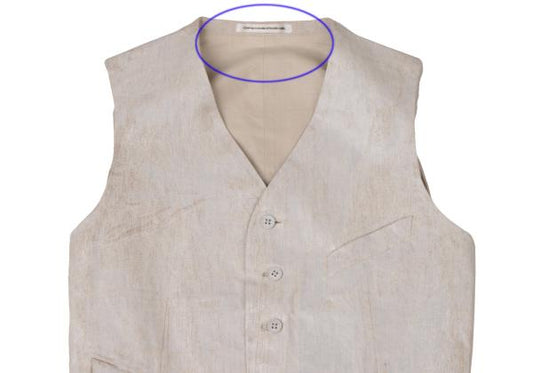 Y's for men Painted Panel Vest White Size 1