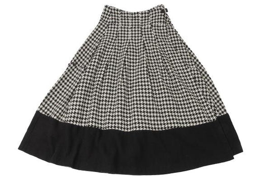 tricot COMME des GARCONS Washed Wool Skirt White Size M