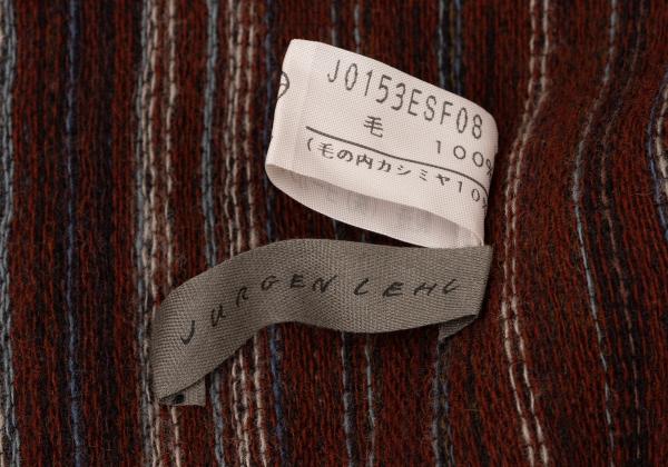 JURGEN LEHL Cashmere Scarf Brown