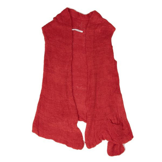 Y's bis LIMI Silk Sleeveless Cardigan Red Size S