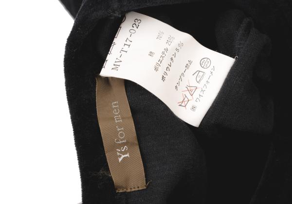 Y's for men Corduroy Long Sleeve Shirt Black Size M
