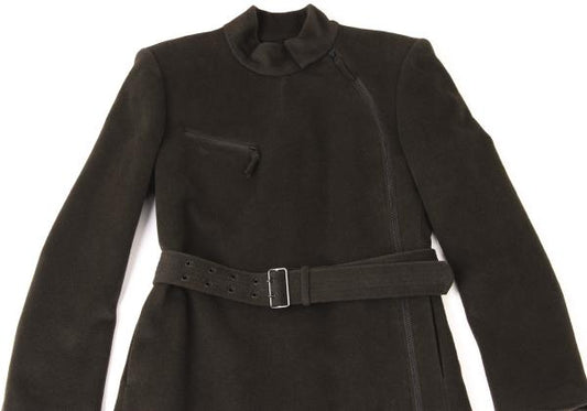 Jean Paul GAULTIER HOMME Angora Wool Coat Green Size 48
