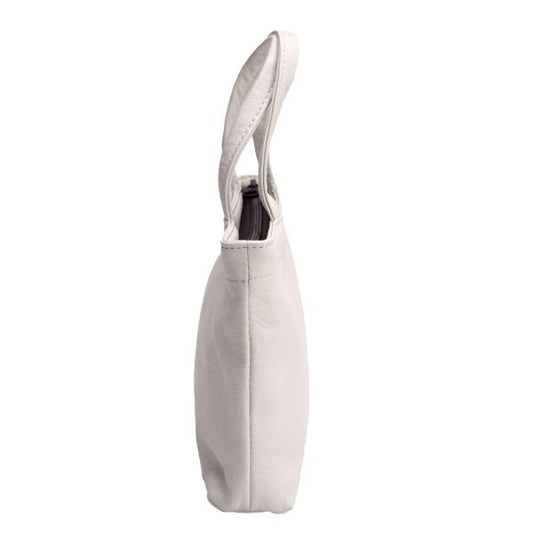 Yohji Yamamoto Embossed Logo Bag White