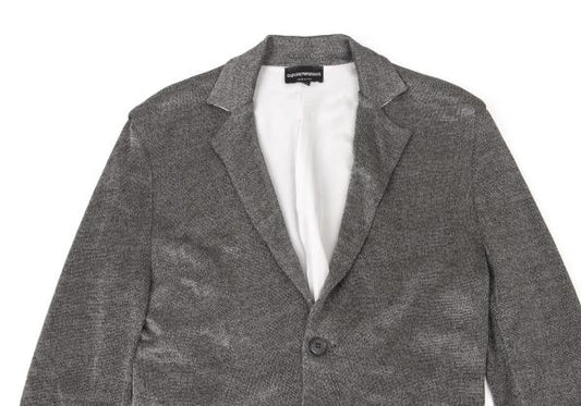 EMPORIO ARMANI Gray Viscose 2B Jacket Size 46