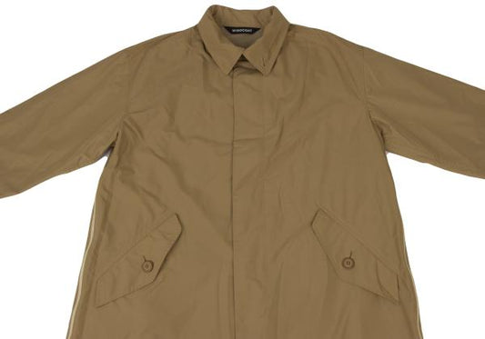 Issey Miyake WIND COAT Side Mesh Panel Stand Coat Size M