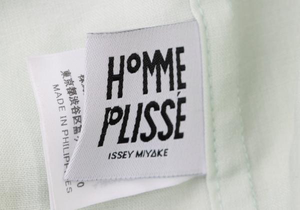 HOMME PLISSE ISSEY MIYAKE 24SS Poly Linen Shirt Mint Size 3