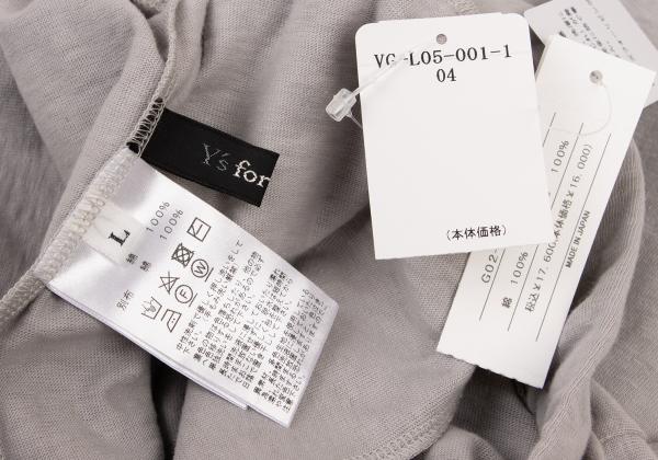Y's for living 22SS Cotton Hem Panel Pants Gray Size L