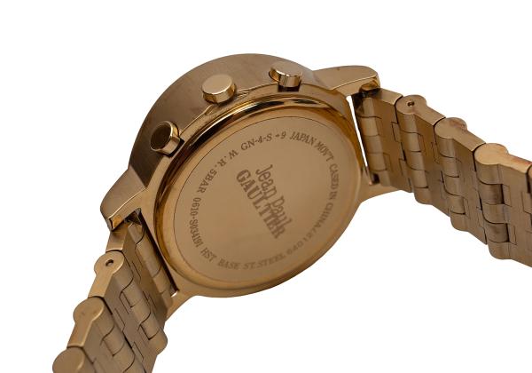 Jean Paul GAULTIER Curved Face Gold Pink Watch