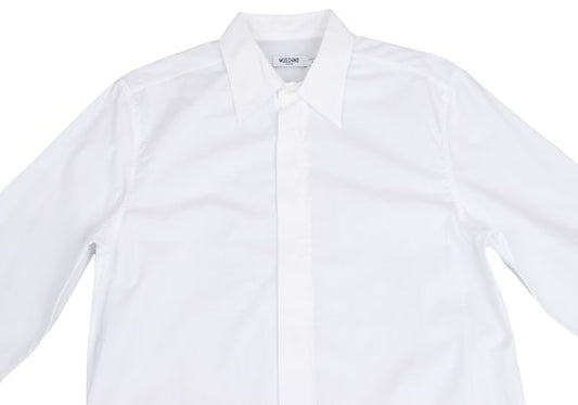 MOSCHINO JEANS Back Message Print Shirt White Size M