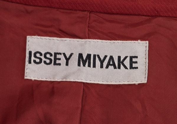ISSEY MIYAKE Red 1-Button Wool Jacket Size M