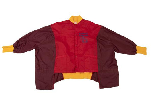 77circa Deconstructed Coach Jacket Red Size M