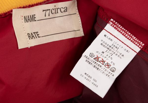 77circa Deconstructed Coach Jacket Red Size M