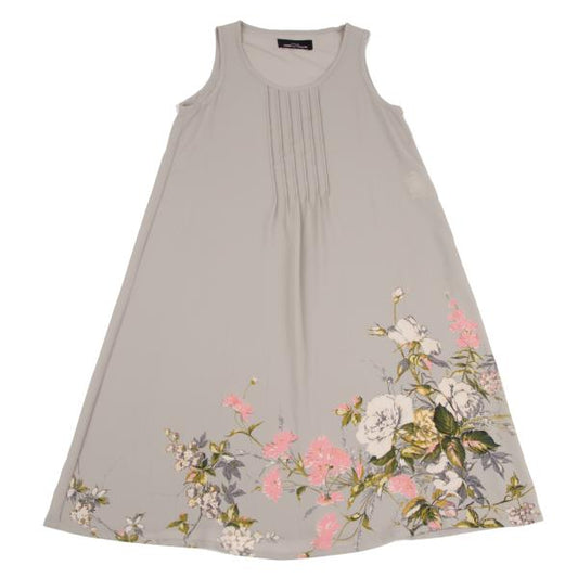 COMME des GARCONS Floral Print Sheer Dress Grey Size M