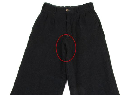 COMME des GARCONS HOMME PLUS Fulling Wool Dark Green Pants Size M